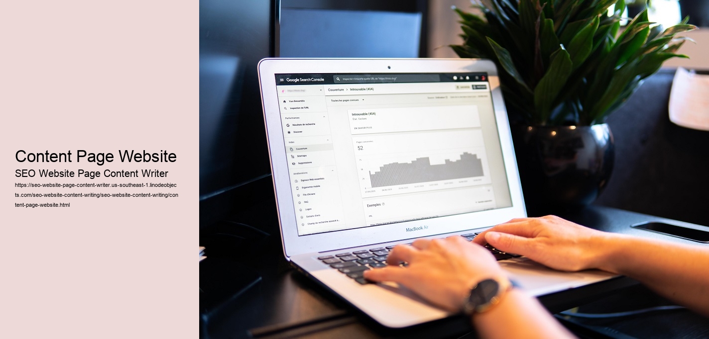Content Page Website